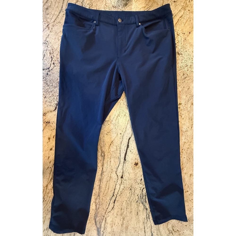 Lululemon Pants Mens Size 38 Navy Blue Chino Classic Fit